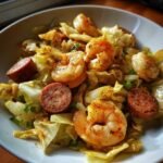 Healthy Shrimp & Sausage Cabbage Bowl