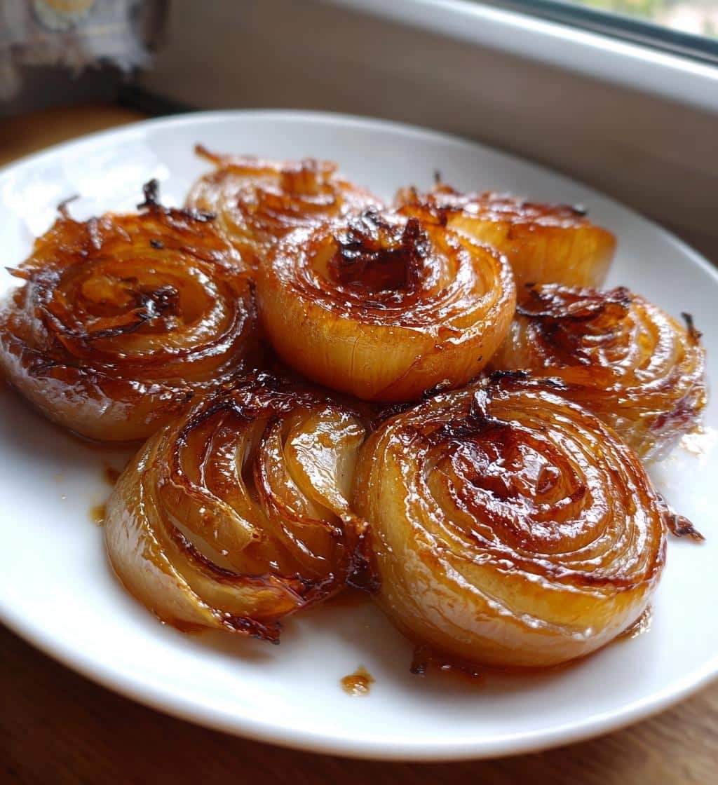 Healthy Soy Sauce Roasted Onions