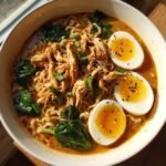 Healthy Spicy & Creamy Chicken Ramen