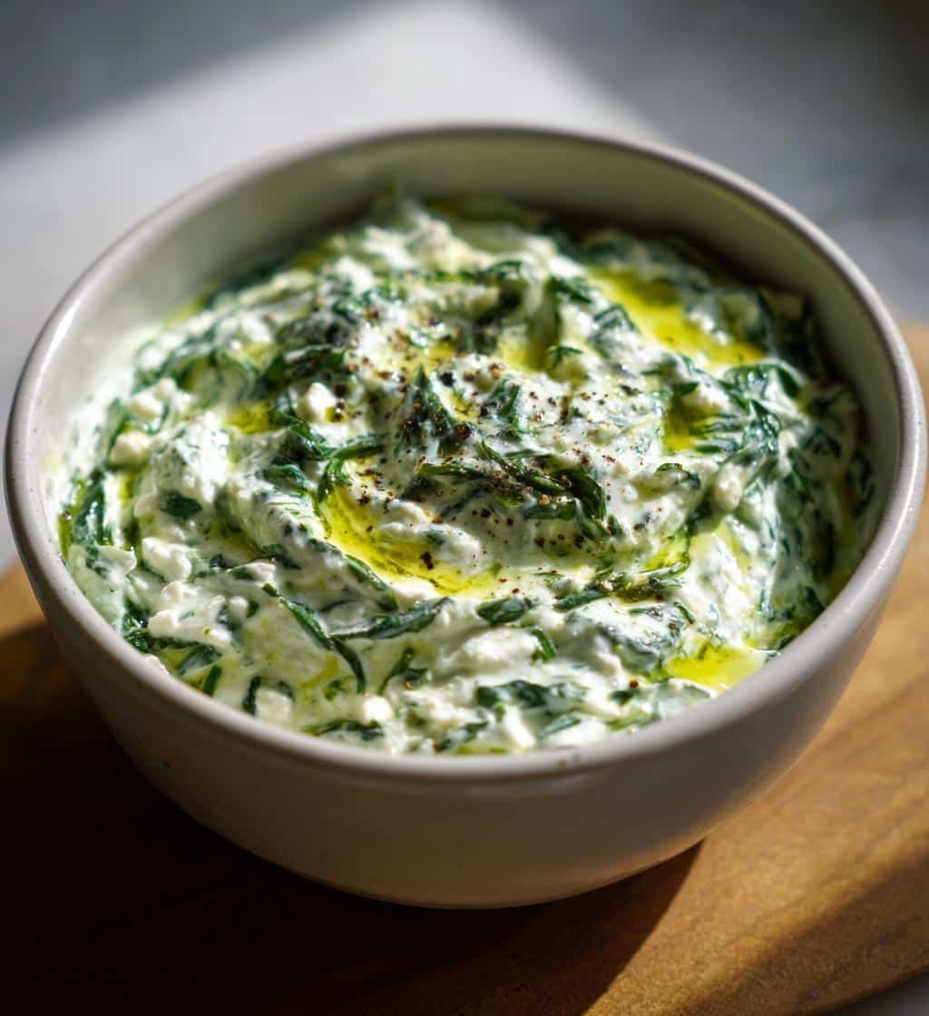 Creamy Healthy Spinach Feta Yogurt Dip Magic in 5 Minutes 4 Healthy Spinach Feta Yogurt Dip - detail 1