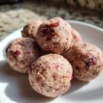 Healthy Strawberry Vanilla Protein Balls
