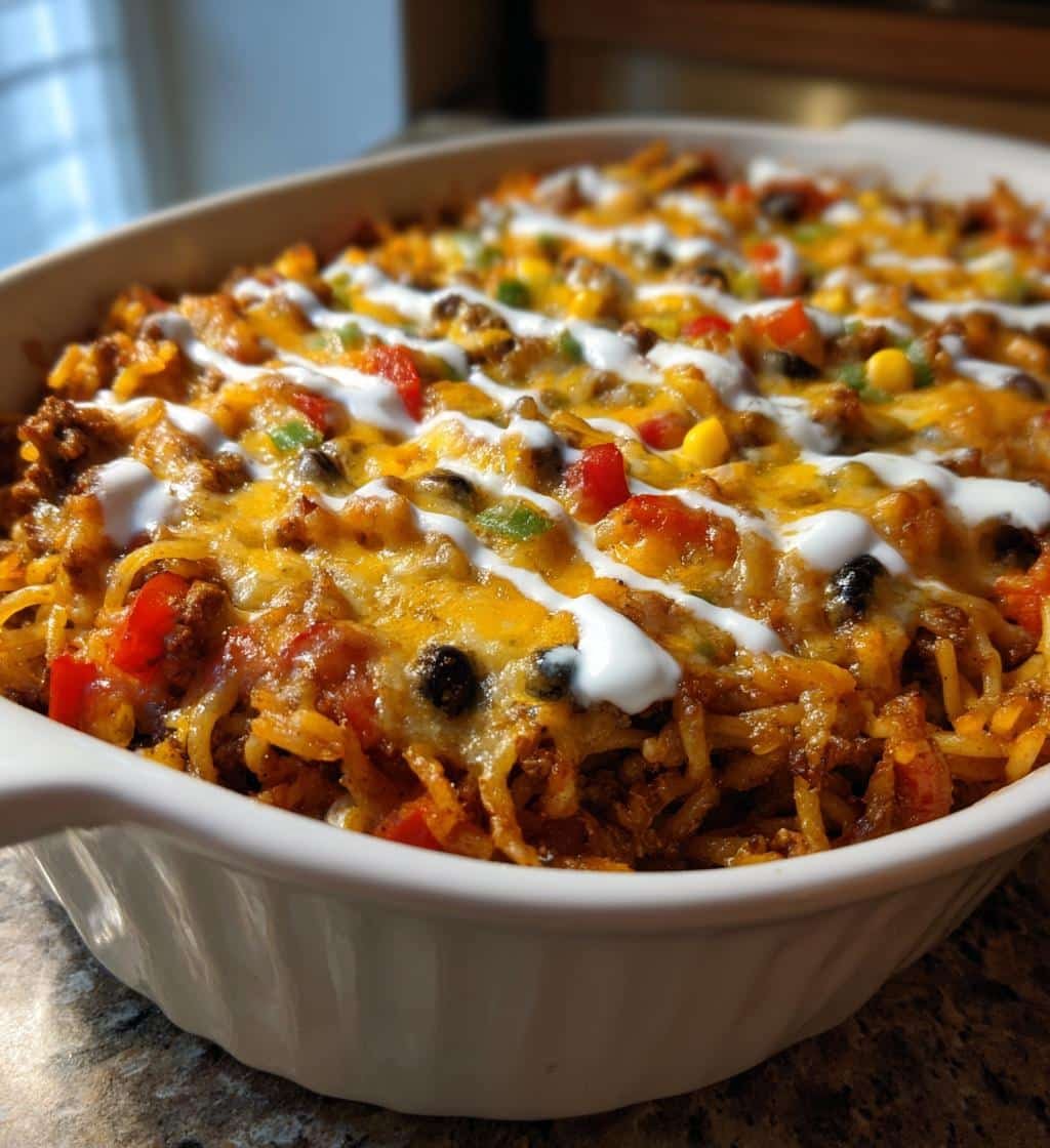 Healthy Taco Ramen Casserole - detail 1