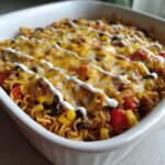 Healthy Taco Ramen Casserole