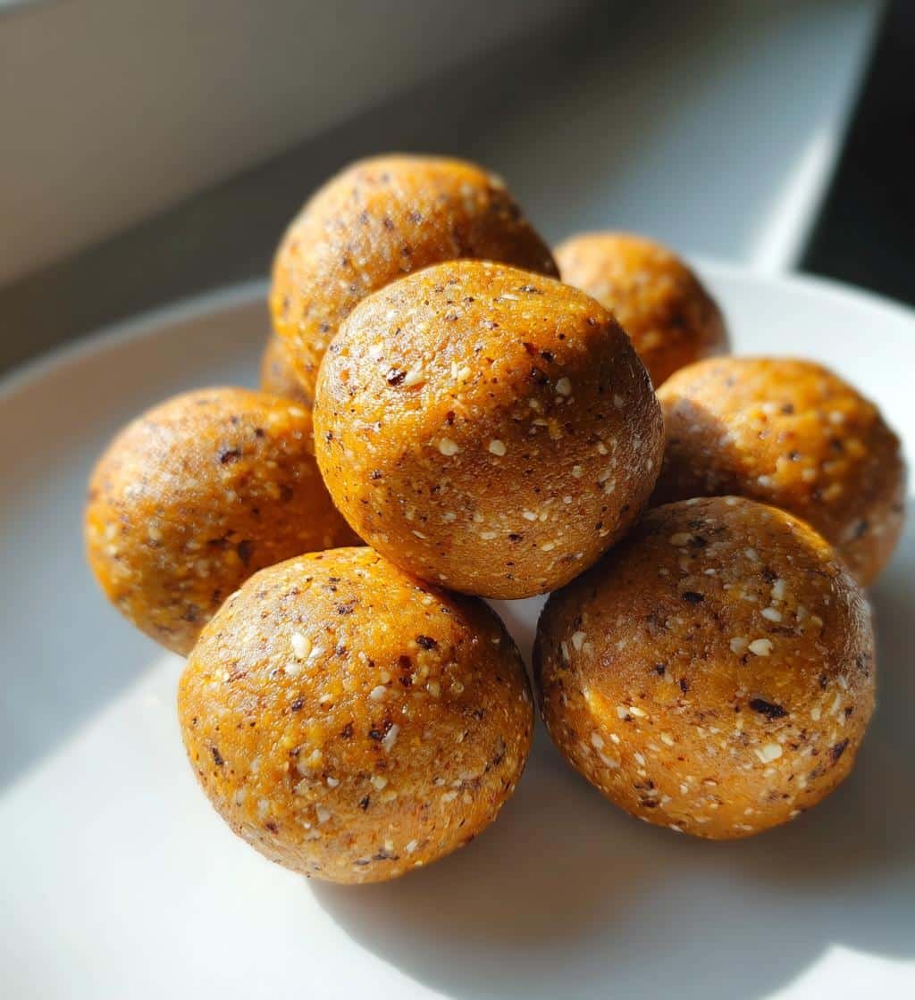 Healthy Vanilla Bean Protein Balls