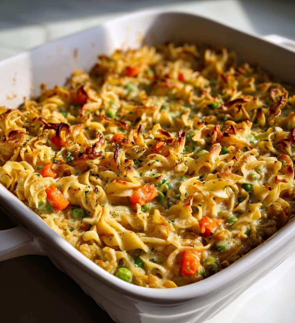 Healthy Vegan Potpie Noodle Casserole - detail 1