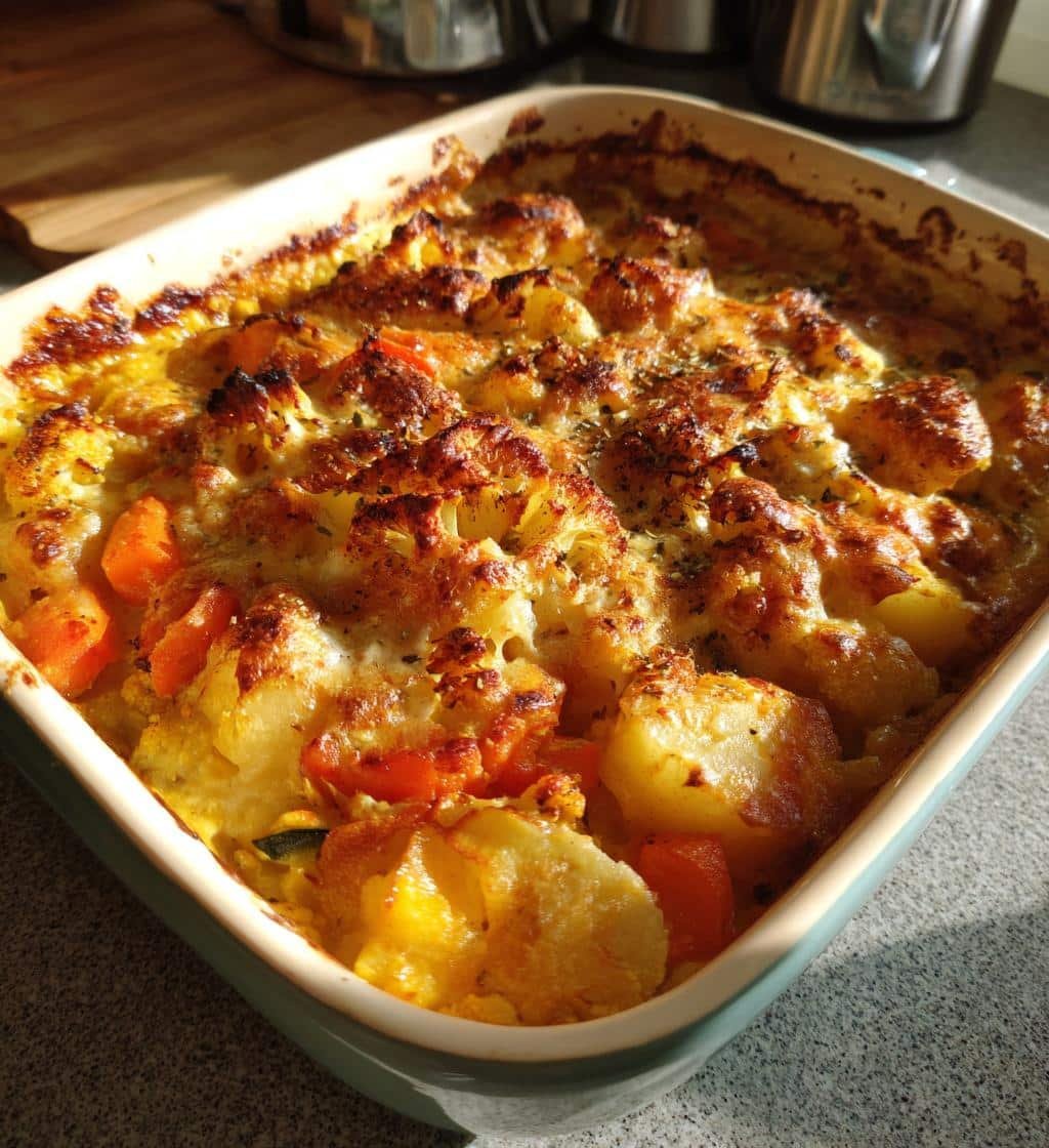 Healthy Vegetable Curry Casserole
