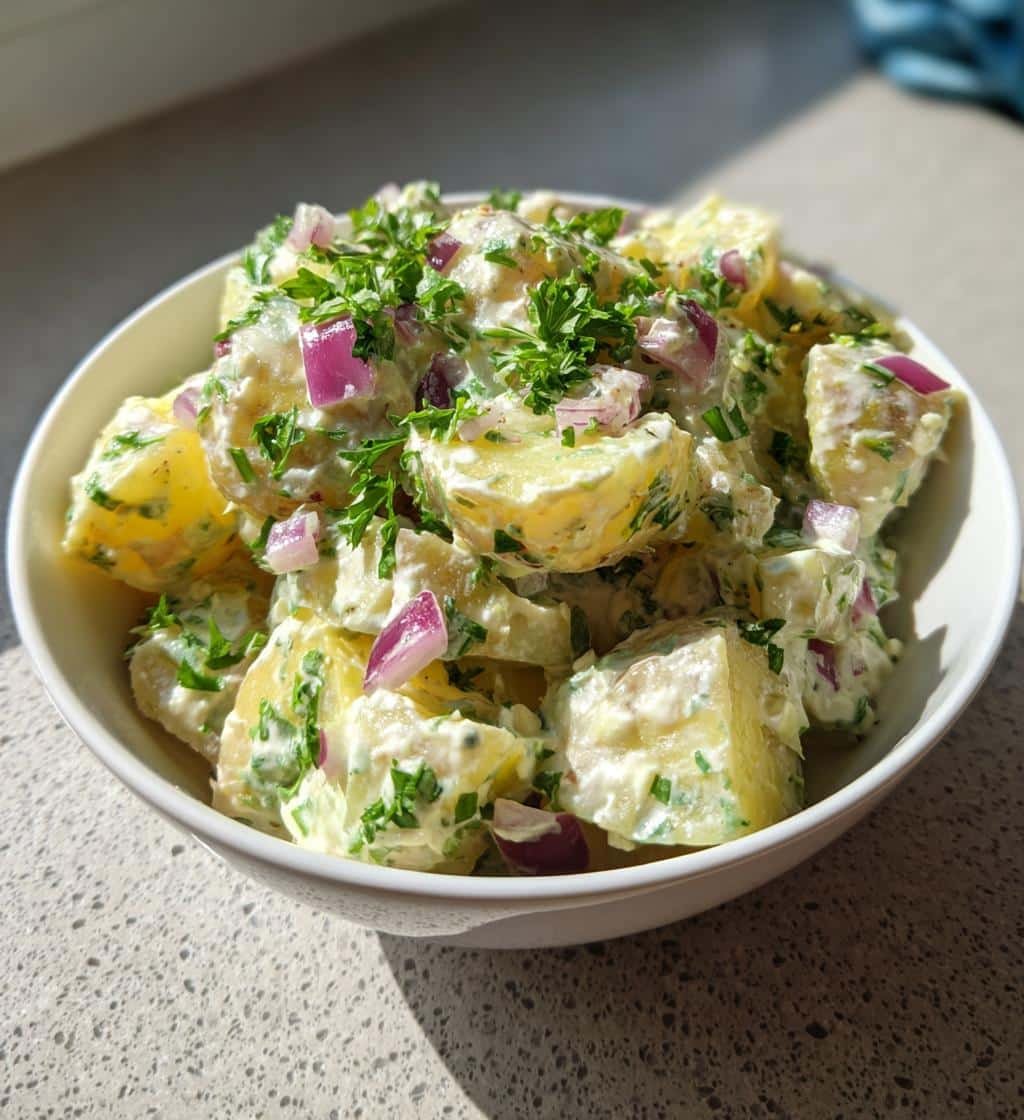 Healthy best potato salad - detail 1