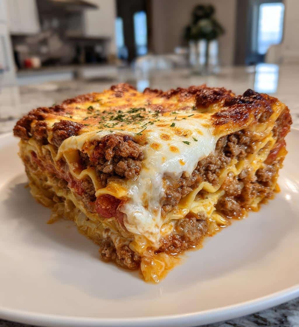 High-Protein Cabbage Lasagna