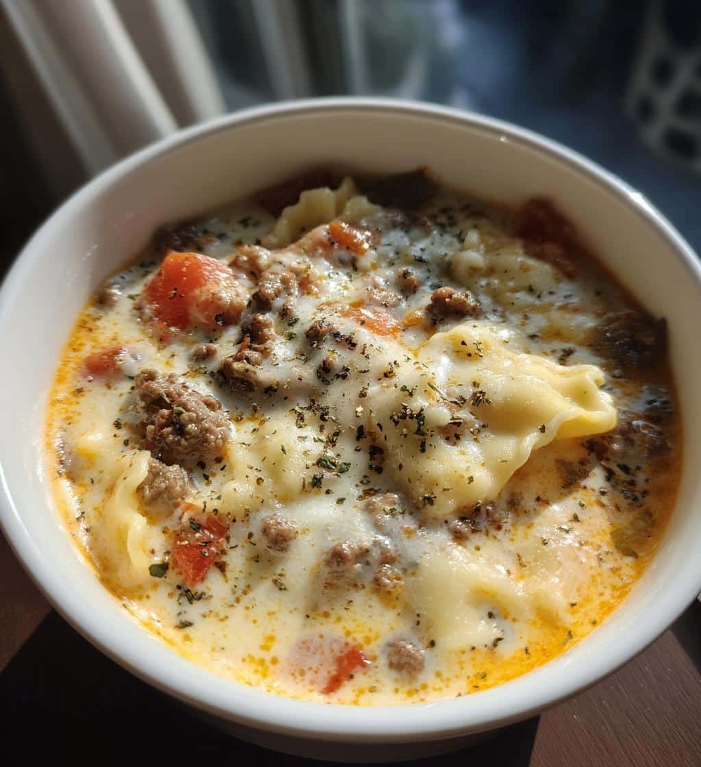 35-Minute Homemade Creamy Alfredo Lasagna Soup for Ultimate Comfort 4 Homemade Creamy Alfredo Lasagna Soup - detail 1