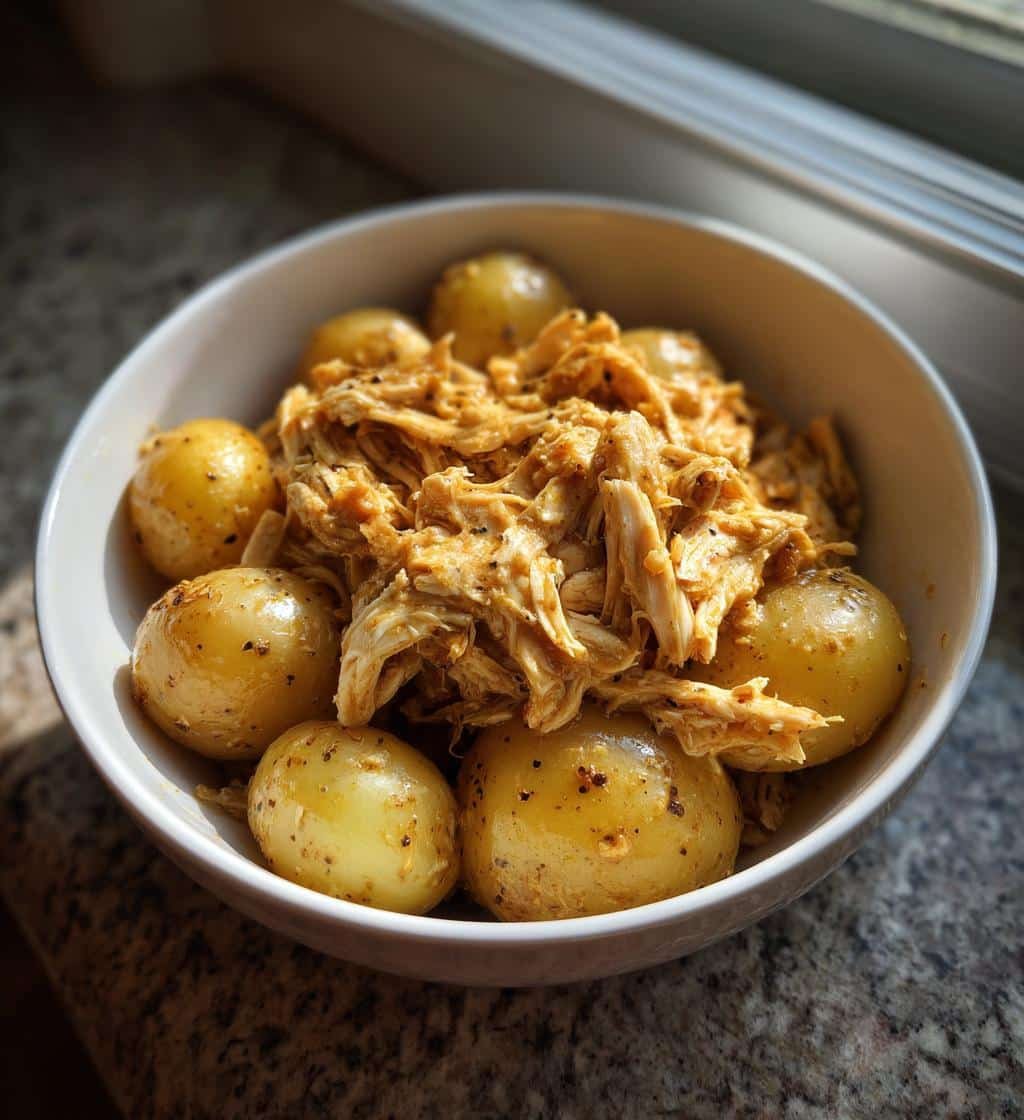 Homemade Crockpot Ranch Chicken and Potatoes - detail 1