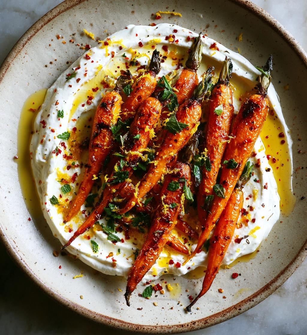 Homemade Roasted Carrots with Whipped Ricotta and Hot Honey - detail 1