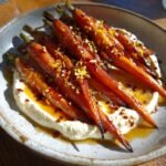 Homemade Roasted Carrots with Whipped Ricotta and Hot Honey