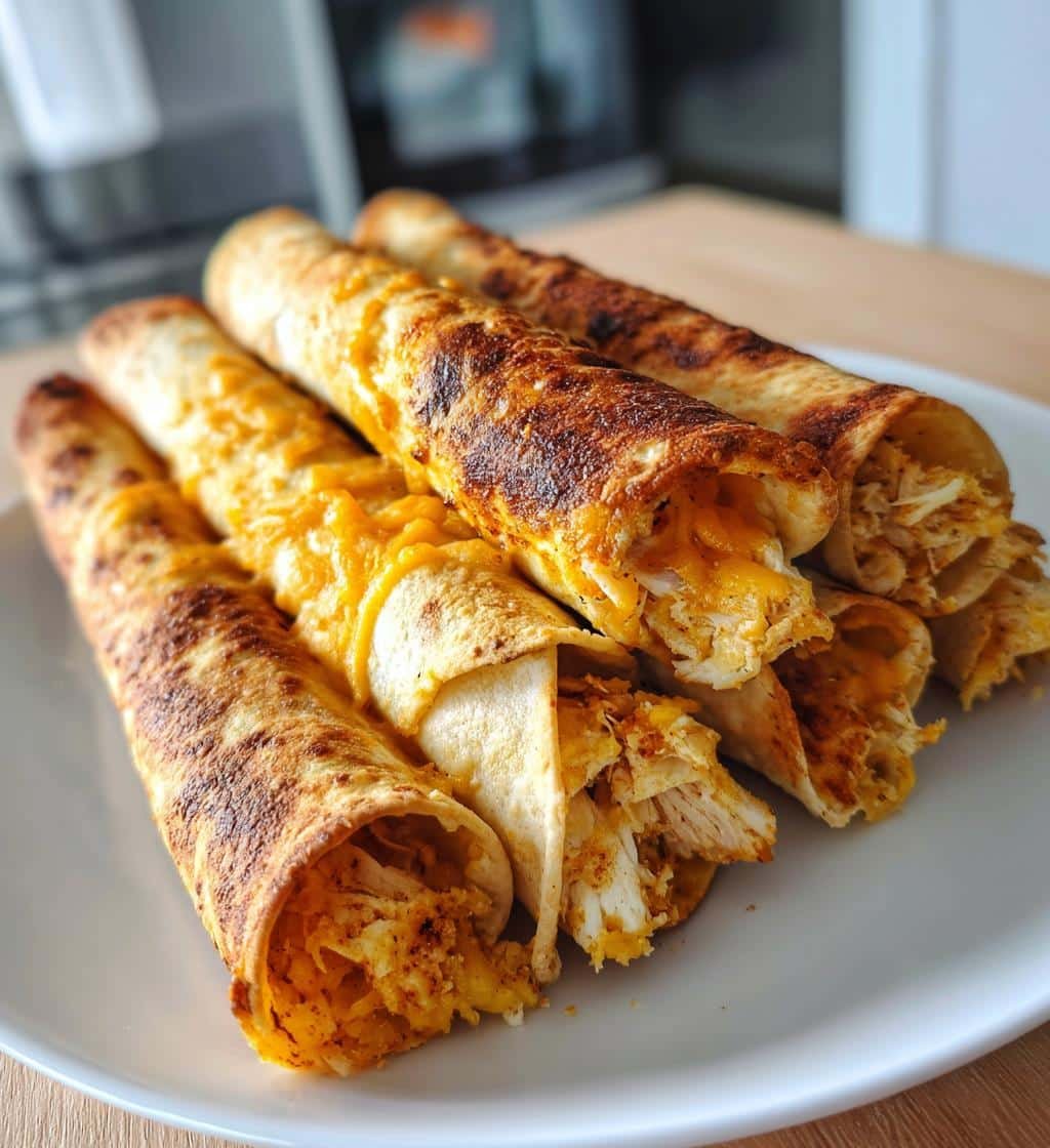 Loaded Chicken Ranch Taquitos