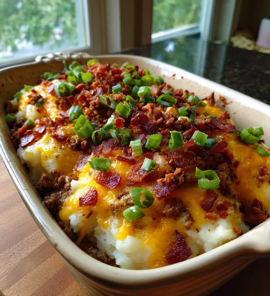 Loaded Potato & Meatloaf Casserole - detail 1