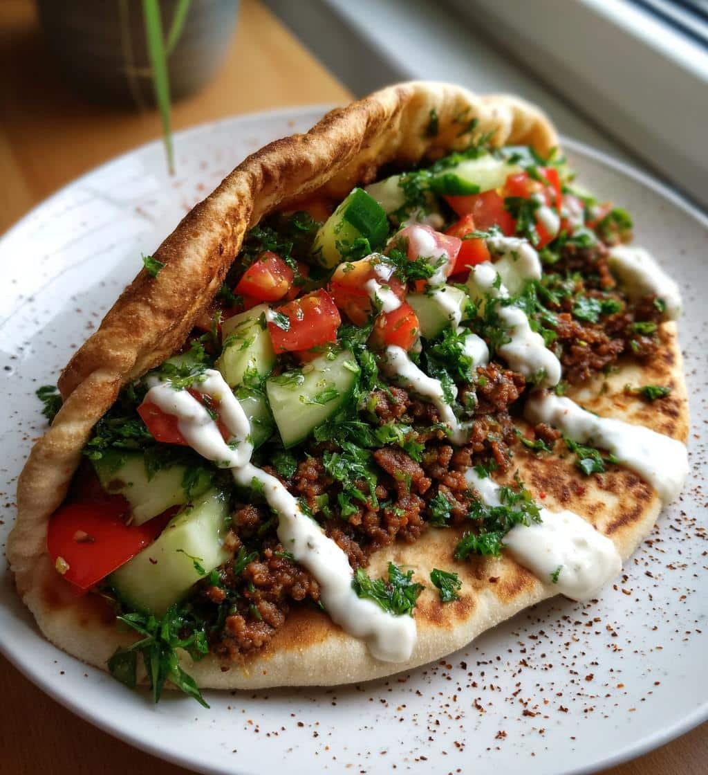 MIDDLE EASTERN SMASH TACOS