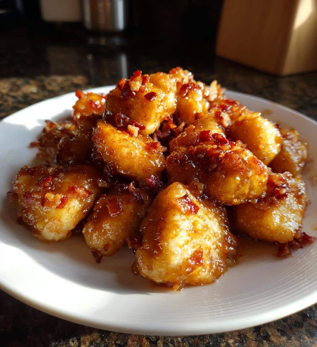 Maple Bacon Glazed Chicken Bites - detail 1