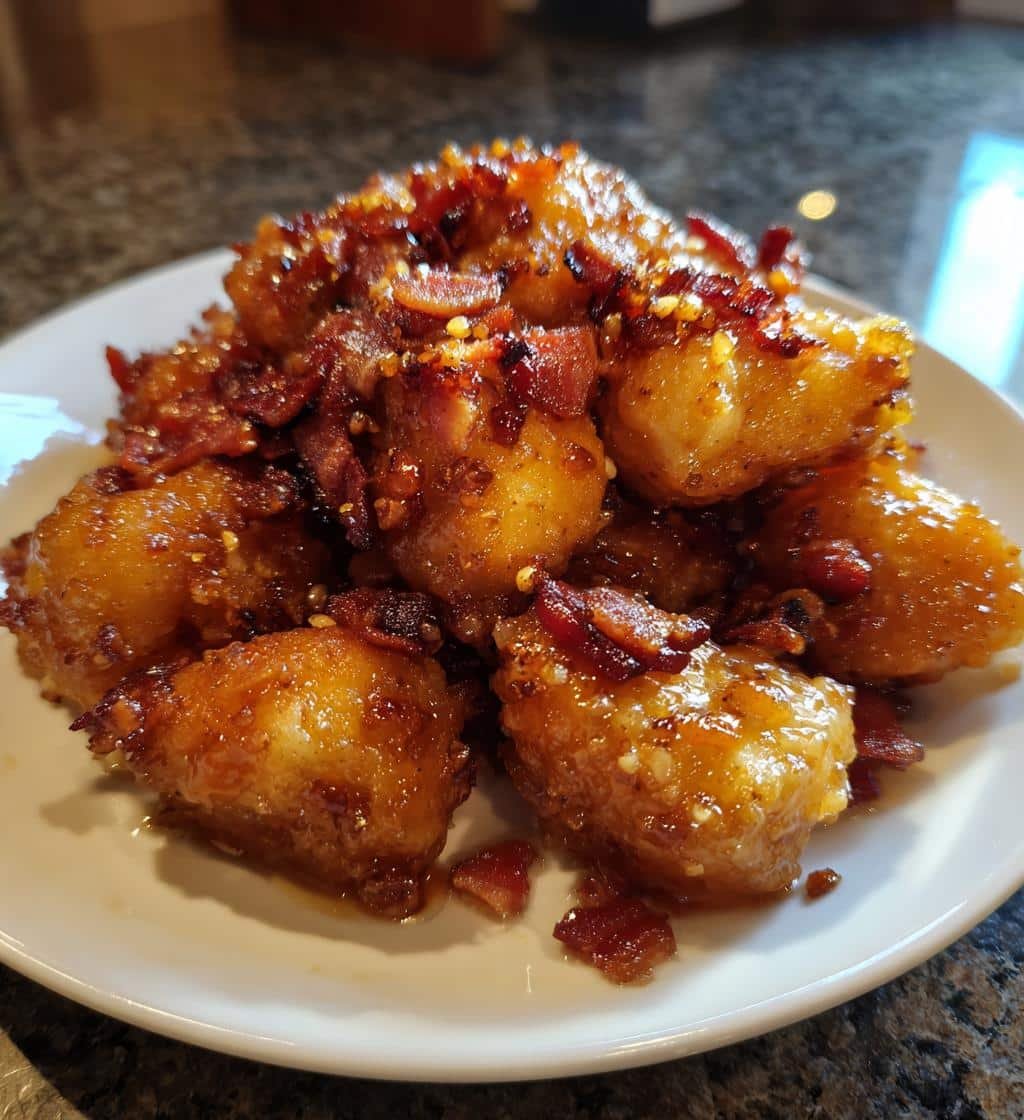Maple Bacon Glazed Chicken Bites - detail 1