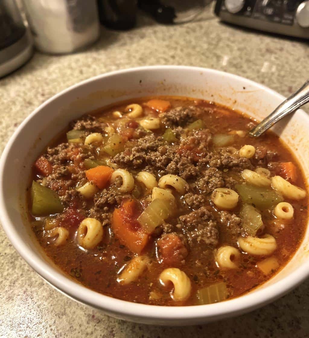 Marry Me Ground Beef Soup - detail 1