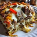 Philly Cheesesteak Casserole