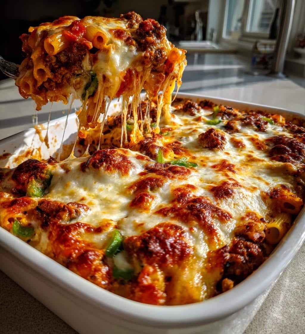 Delectable Pizza Casserole Recipe with 5-Star Flavor 4 Pizza Casserole - detail 1