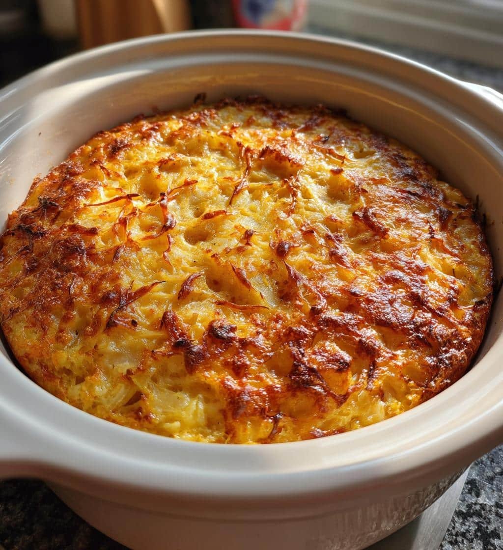Potato, Egg & Cheese in Crockpot Breakfast