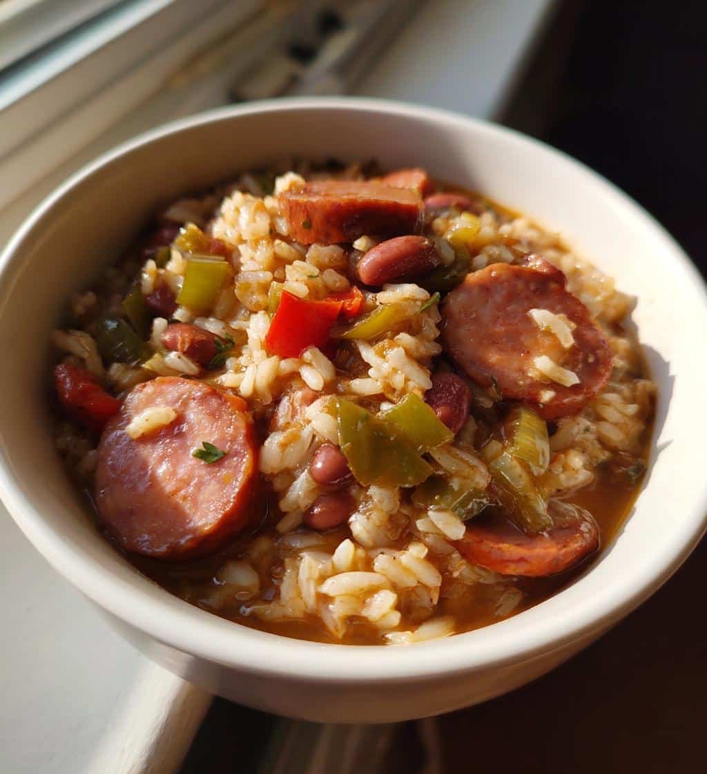 3 Secrets to Perfect Red Beans and Rice in Crockpot Every Time 4 Red Beans and Rice in crockpot - detail 1