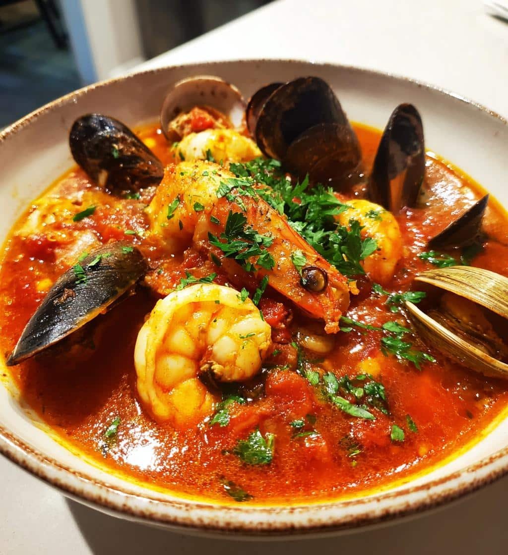 "40-Minute Seafood Cioppino-Style Soup That's Insanely Delicious" 4 Seafood Cioppino-Style Soup - detail 1