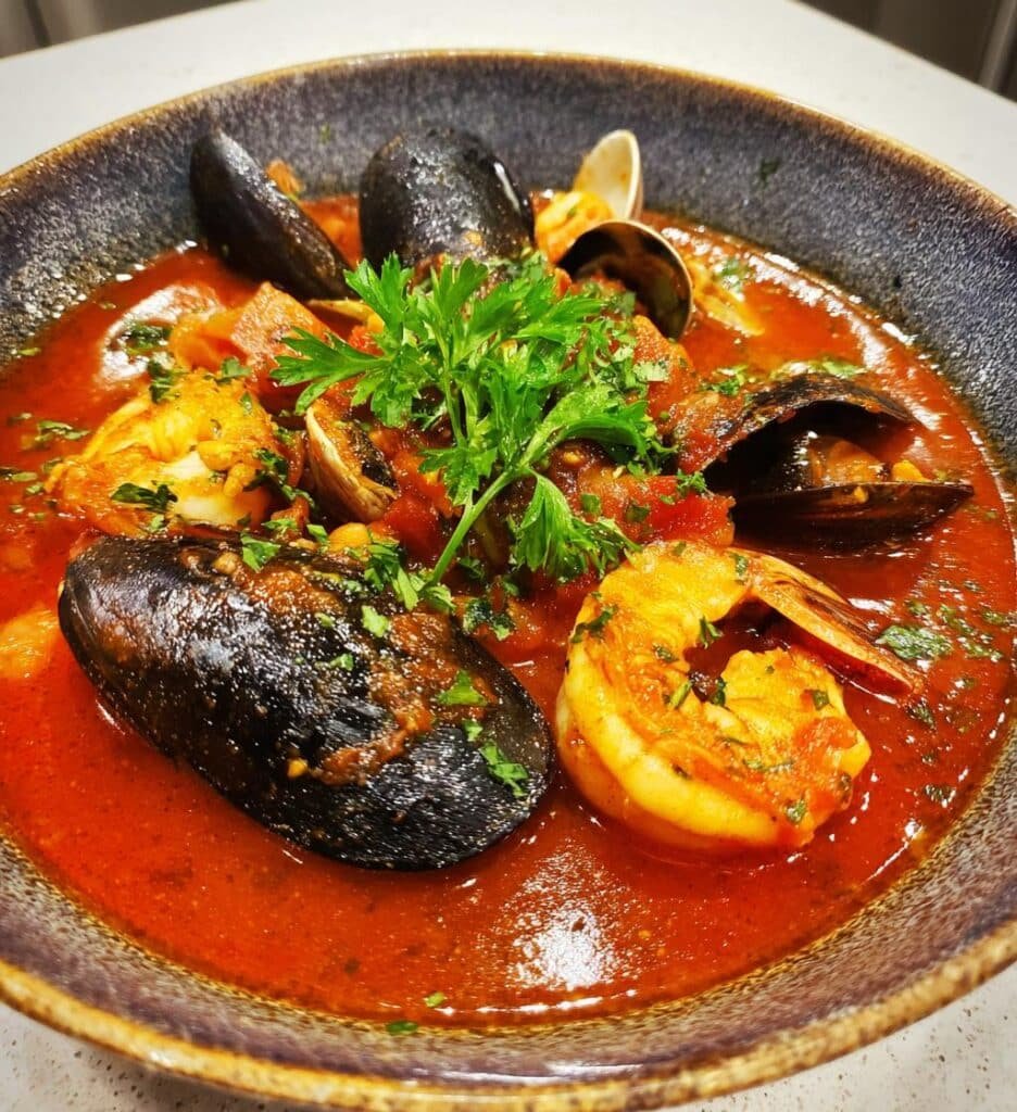 Seafood Cioppino-Style Soup