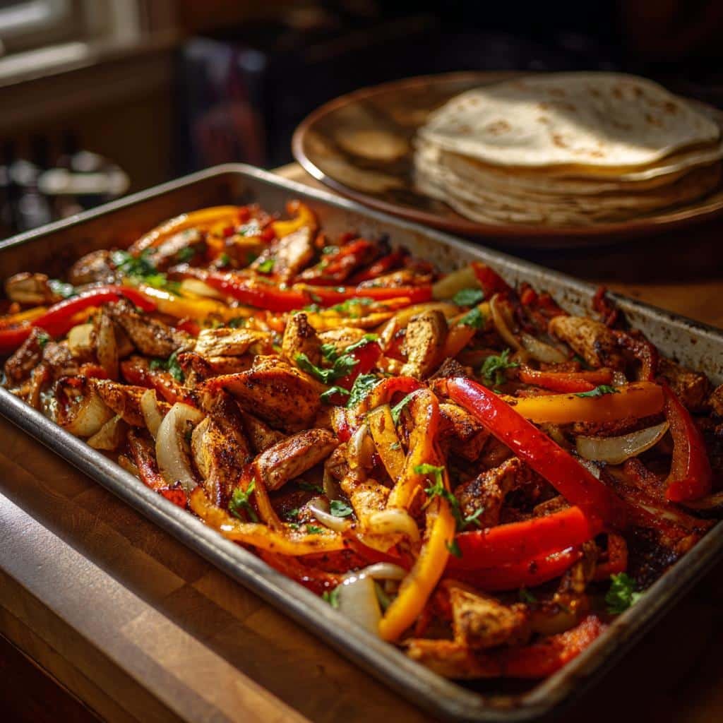 Sheet Pan Chicken Fajitas - detail 1