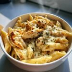 Slow Cooker Cheesy Chicken Penne