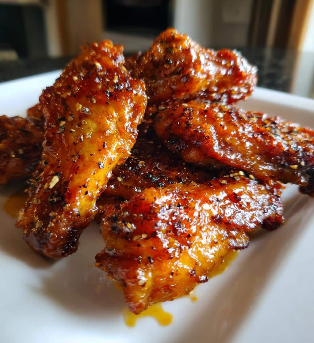 Southern Sticky Honey-Glazed Wings - detail 1