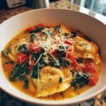 Tuscan Ravioli Soup