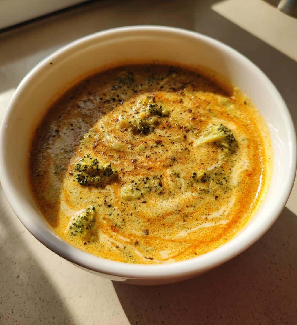 30-Minute Broccoli Cheddar Soup That Melts Hearts 4 broccoli cheddar soup - detail 1