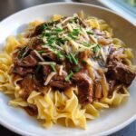 french onion beef and noodles
