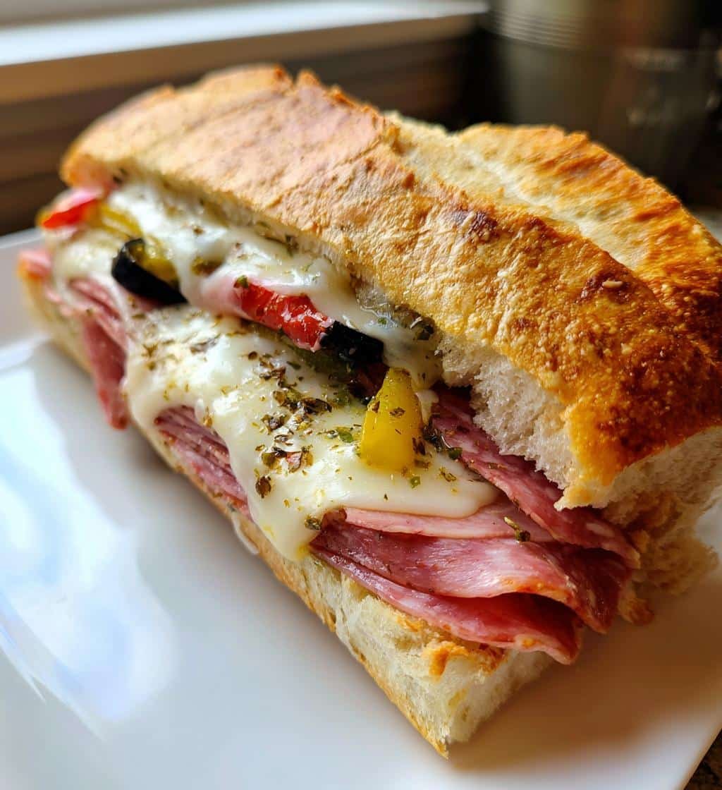 Baked Italian Sub Sandwiches