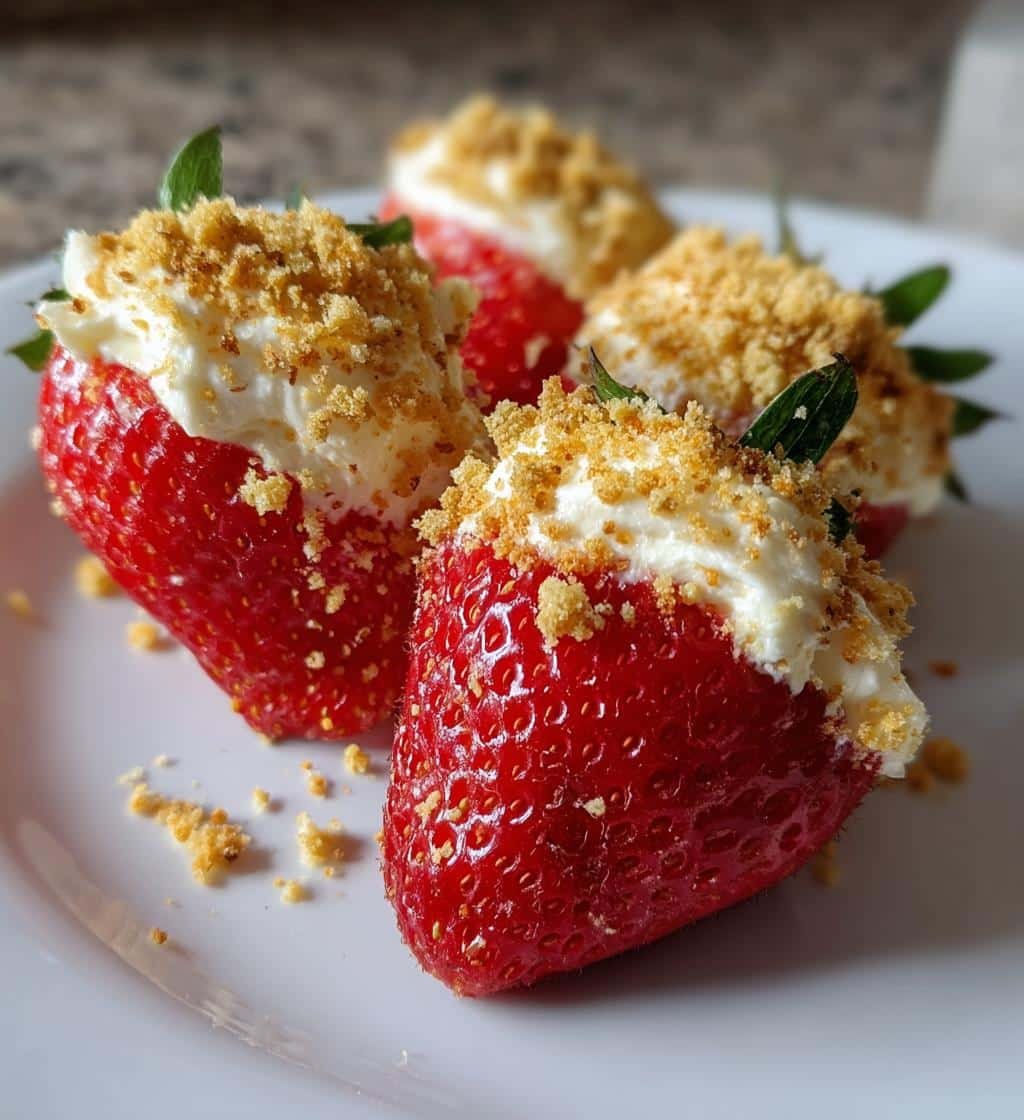 Cheesecake Deviled Strawberries