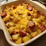 Cheesy Smoked Sausage and Potatoes