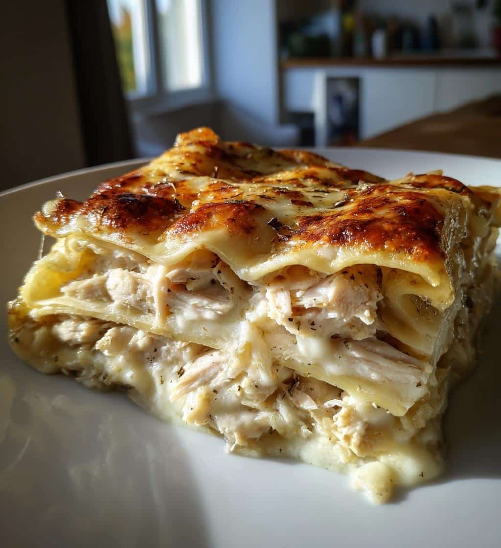 Creamy 5-Star Chicken Alfredo Lasagna Your Family Will 4 Chicken Alfredo Lasagna - detail 1