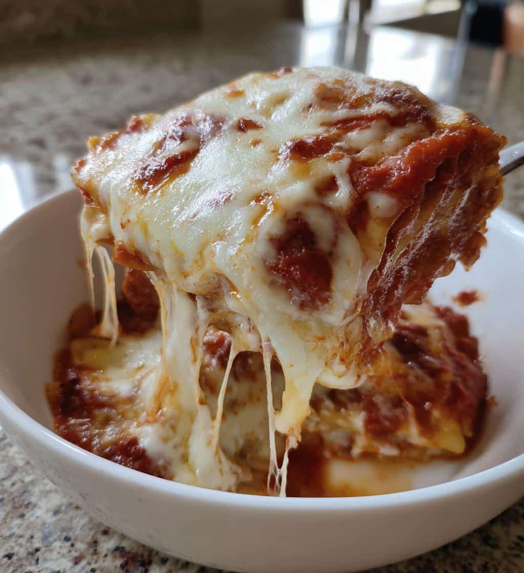 Crockpot Ravioli Lasagna - detail 1