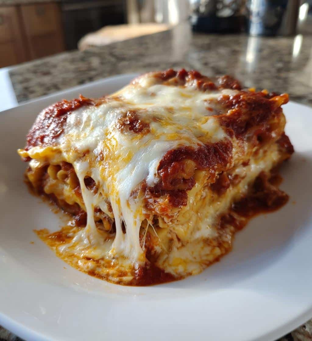 Crockpot Ravioli Lasagna