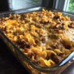 Delicious Sour Cream Beef Noodle Casserole
