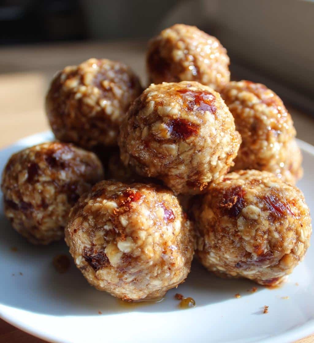Healthy Apple Almond Cinnamon Energy Balls - detail 1