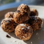 Healthy Chocolate Banana Coconut Protein Balls