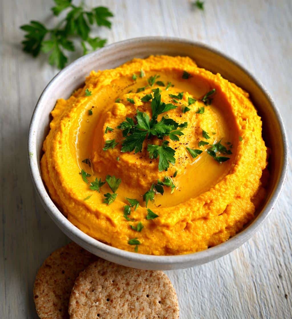Healthy Creamy Butternut Squash Dip - detail 1
