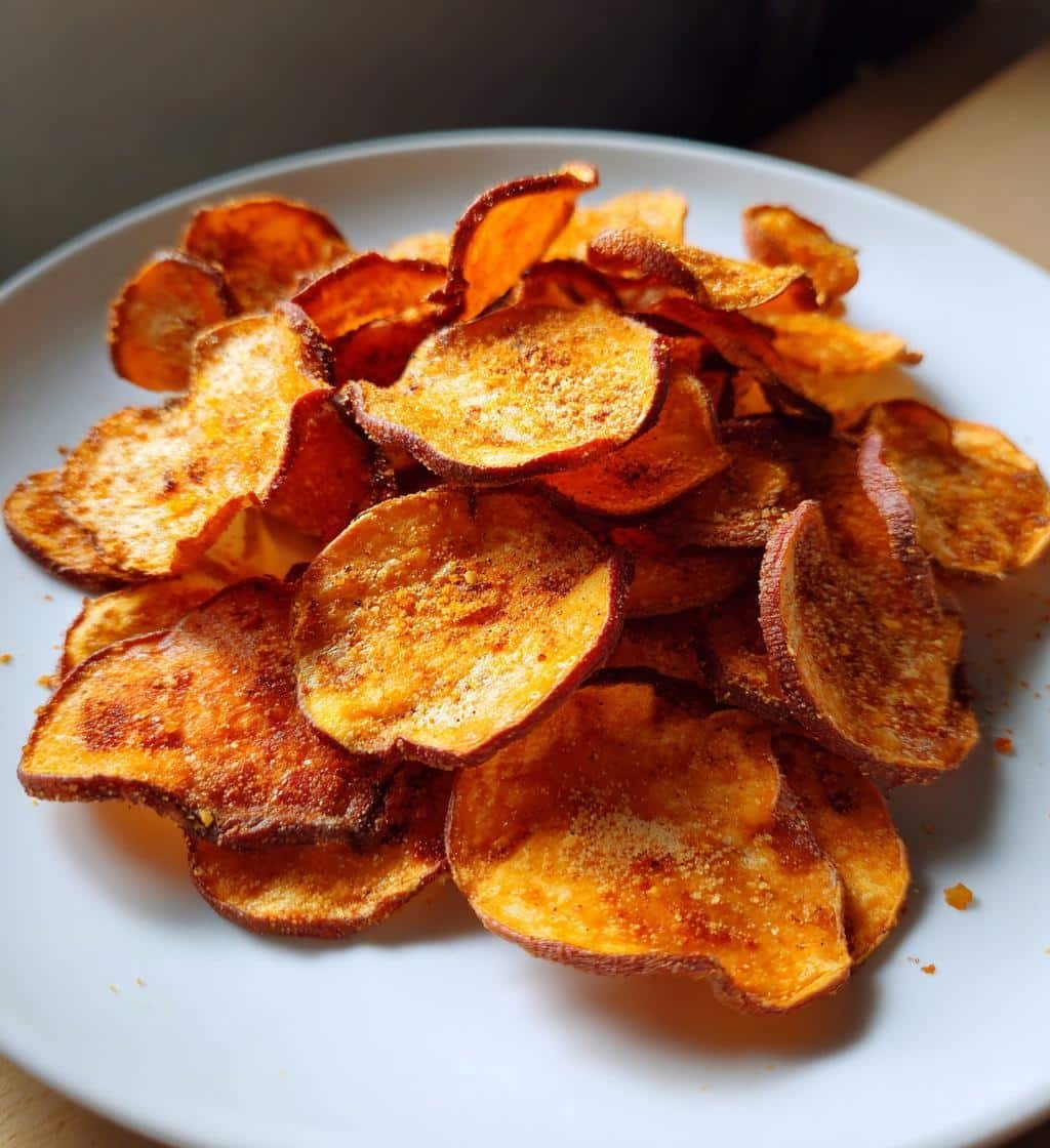 Healthy Crispy Sweet Potato Chips - detail 1