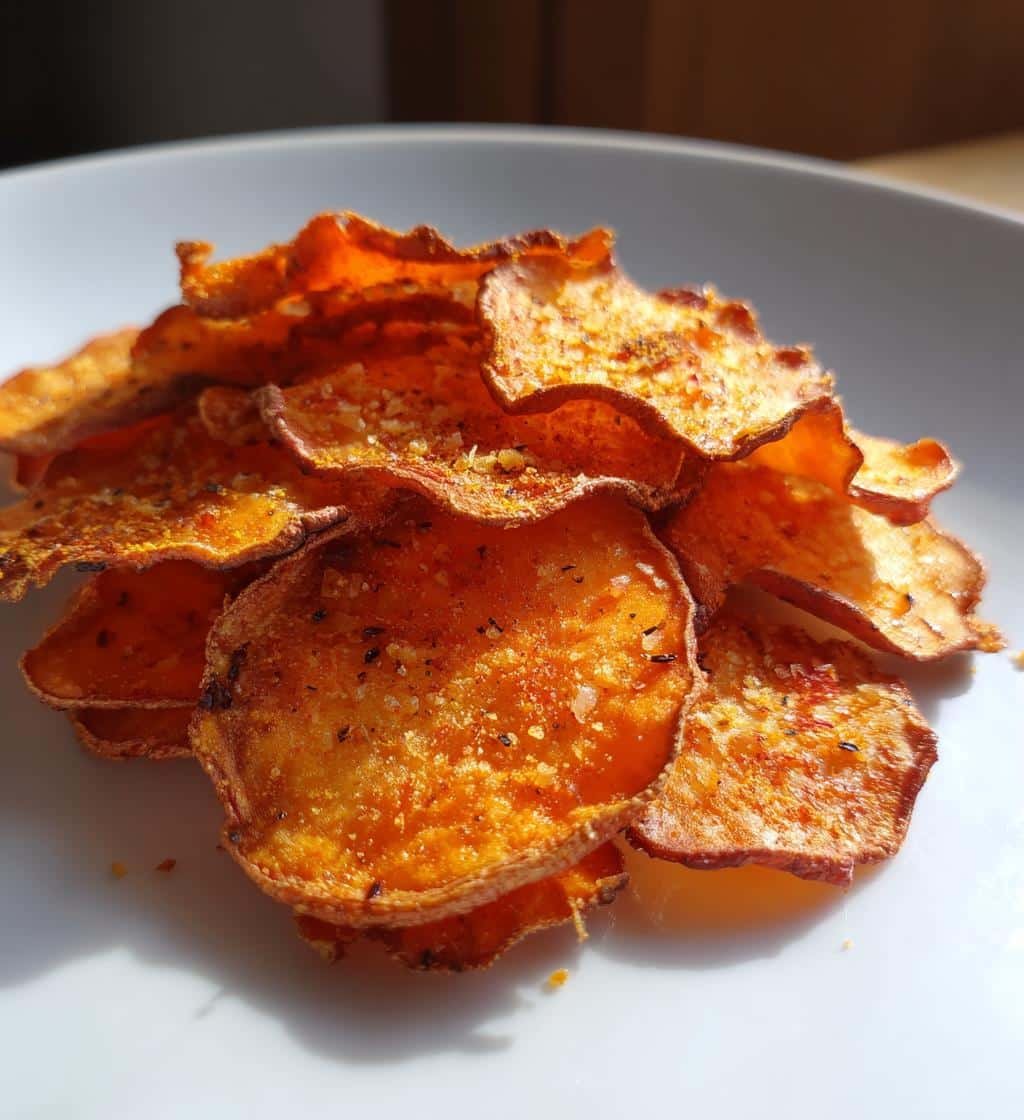 Healthy Crispy Sweet Potato Chips