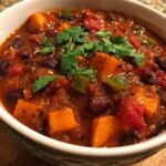 Healthy Crockpot Sweet Potato Chili