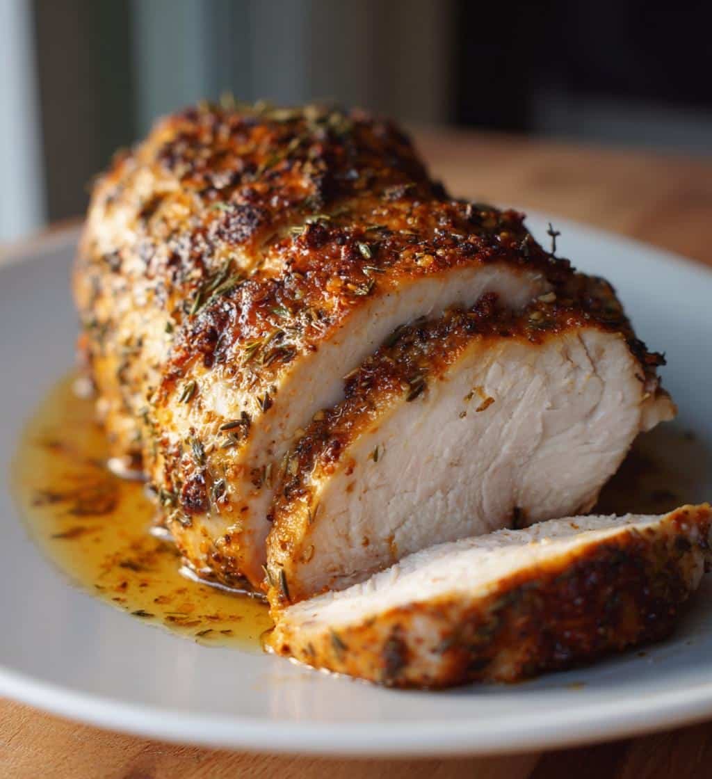 Juicy Crockpot Turkey Breast in Herb Garlic Bliss (3 Steps!) 4 Healthy Crockpot Turkey Breast (Herb & Garlic) - detail 1