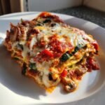 Healthy Crockpot Vegetable Lasagne