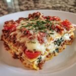 Healthy Delicious Lasagna with Roasted Tomato